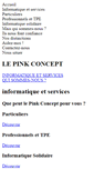 Mobile Screenshot of pinkconcept.fr